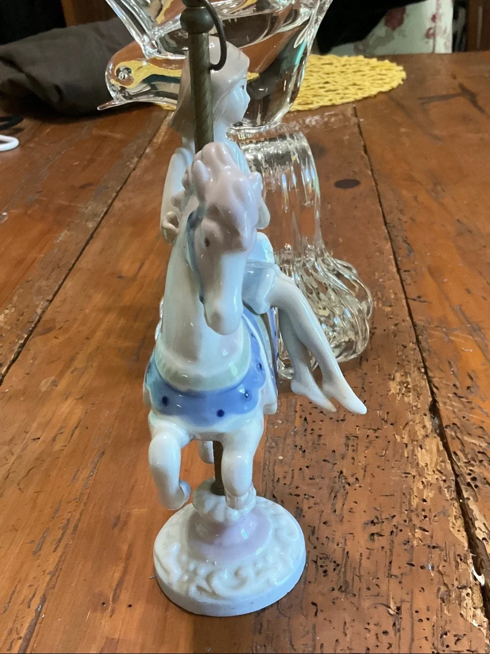 Vintage Paul Sebastian Porcelain Carousel Horse Figurine